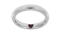 Anello Damiani Cuore Mio in Oro bianco Rubino 0.12 Ct 20069156 - 20069156